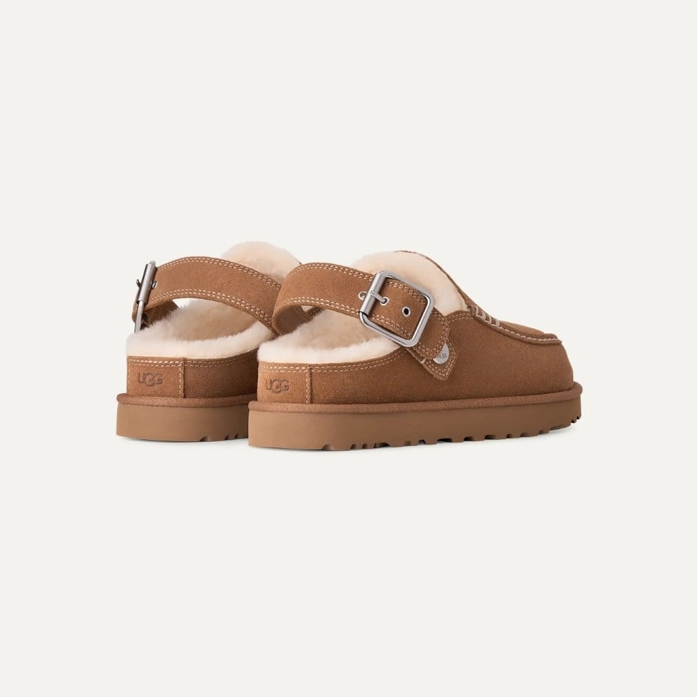 Goldenstar Evelina Clog - Chestnut