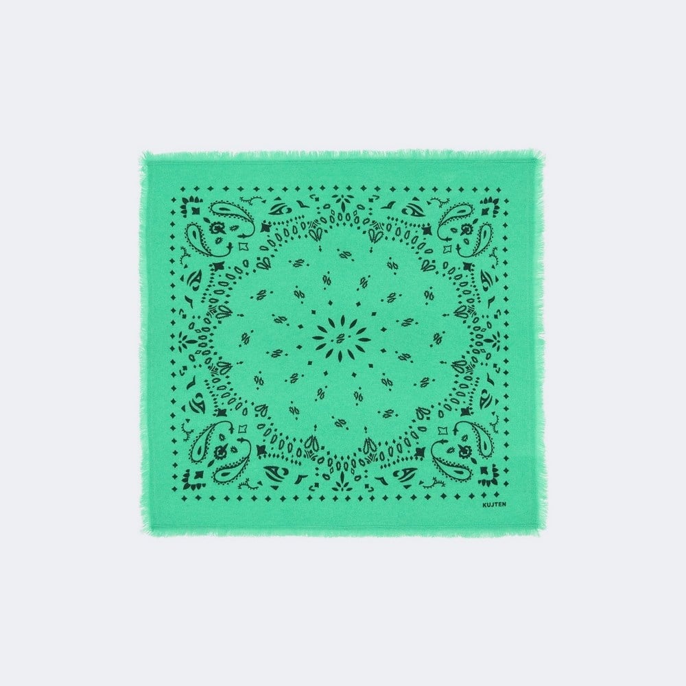 SMALL BANDANA HACHI PRINTED CASHMERE