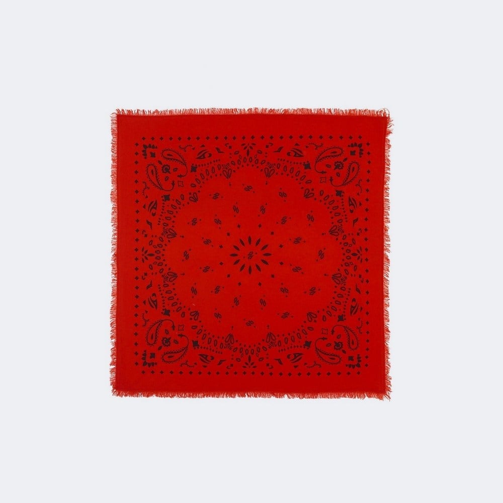 SMALL BANDANA HACHI PRINTED CASHMERE
