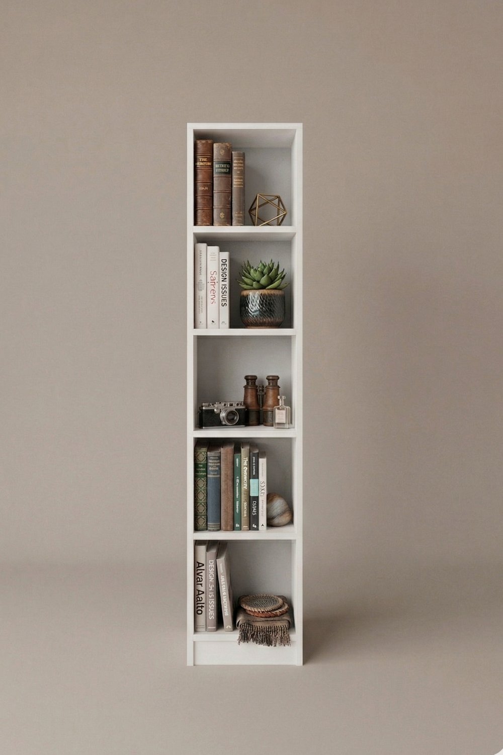 Linea Slim Kitaplık 5 Raflı