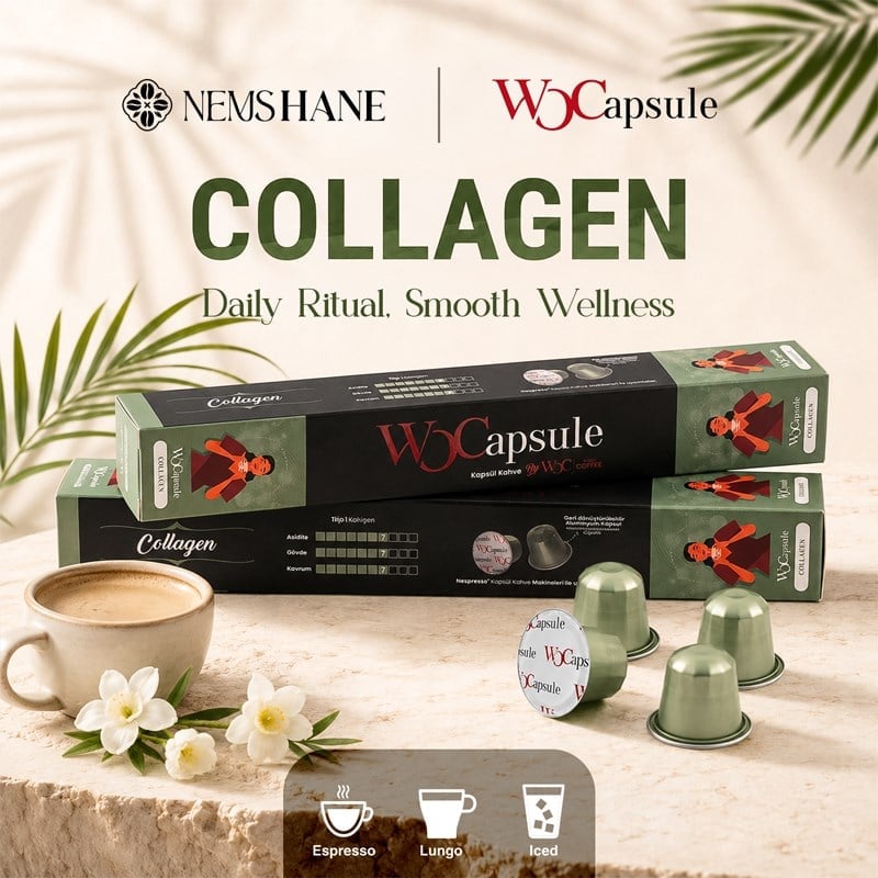 WOCapsule Kolajen Nespresso Uyumlu Kapsül Kahve 10'lu Kutu