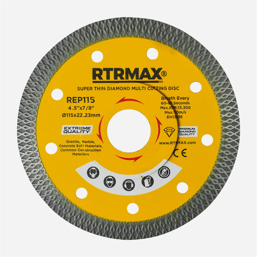 180 ÇAPRAZ DİŞLİ HASSAS KESİM ELMAS TESTERE İNCE RTRMAX