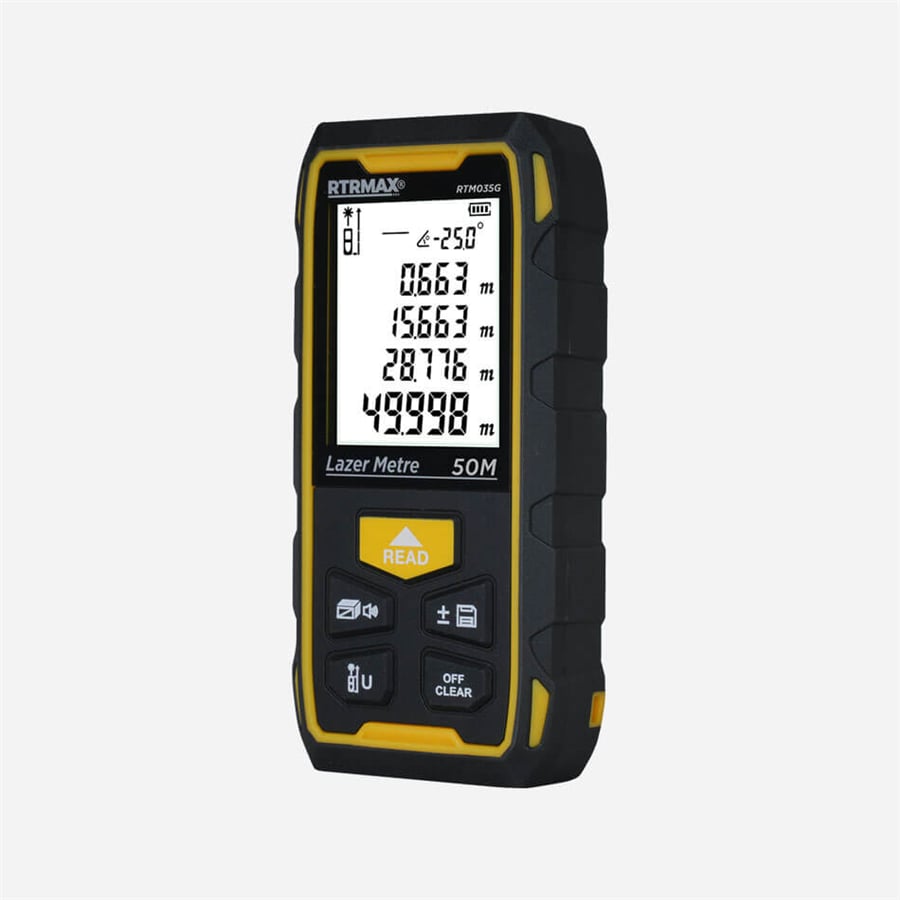 50 Mt ŞARJLI YEŞİL LAZER MESAFE ÖLÇER RTRMAX