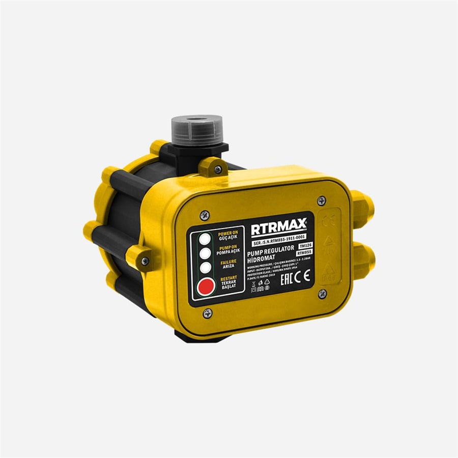 HİDROMAT 1.5-2.2 BAR 1'' DOKUNMATİK RTRMAX