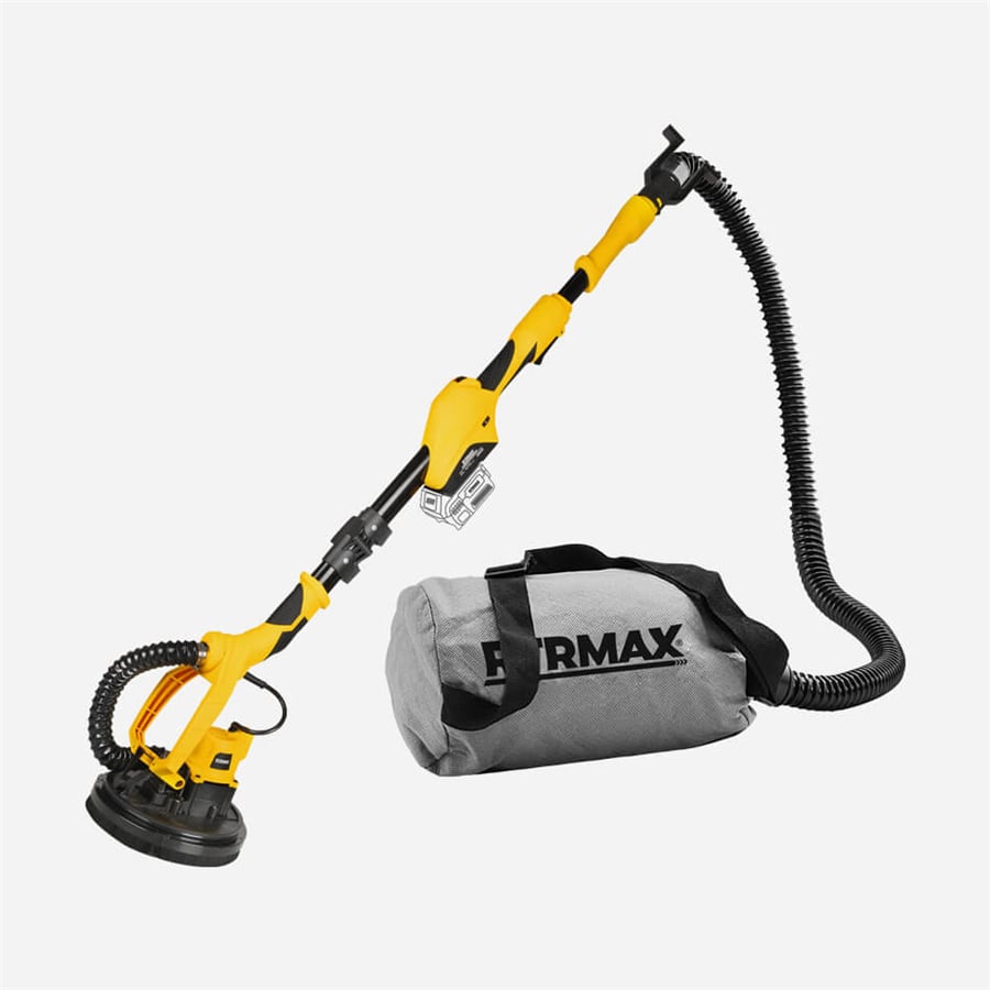 KÖMÜRSÜZ AKÜLÜ ALÇIPAN DUVAR ZIMPARALAMA 18V *AKÜSÜZ* RTRMAX X-LION