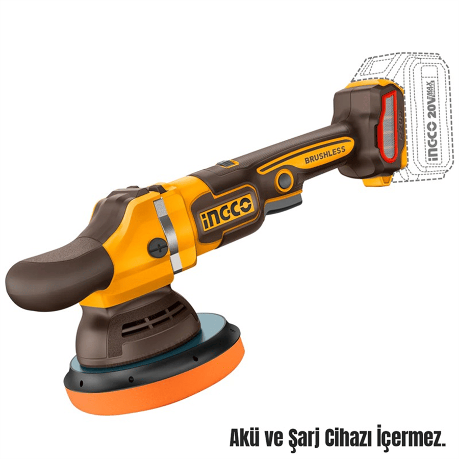 Kömürsüz Li-ion Akülü Polisaj 150mm 20V 2.0 Ah 