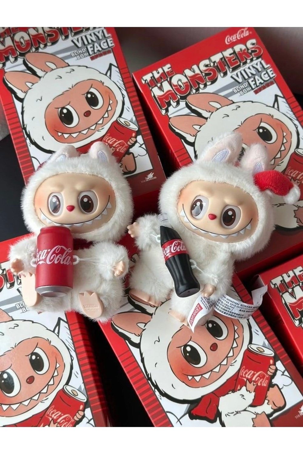 coca cola kutulu rasgele figür kolalı labubu Orjinal A kalite