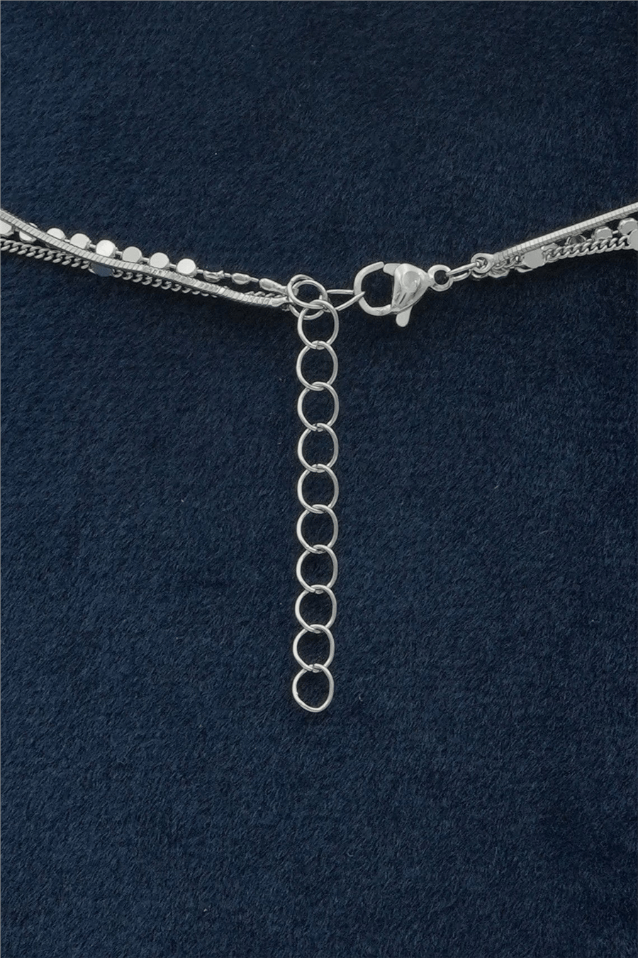 Premium Çoklu Kolye Silver