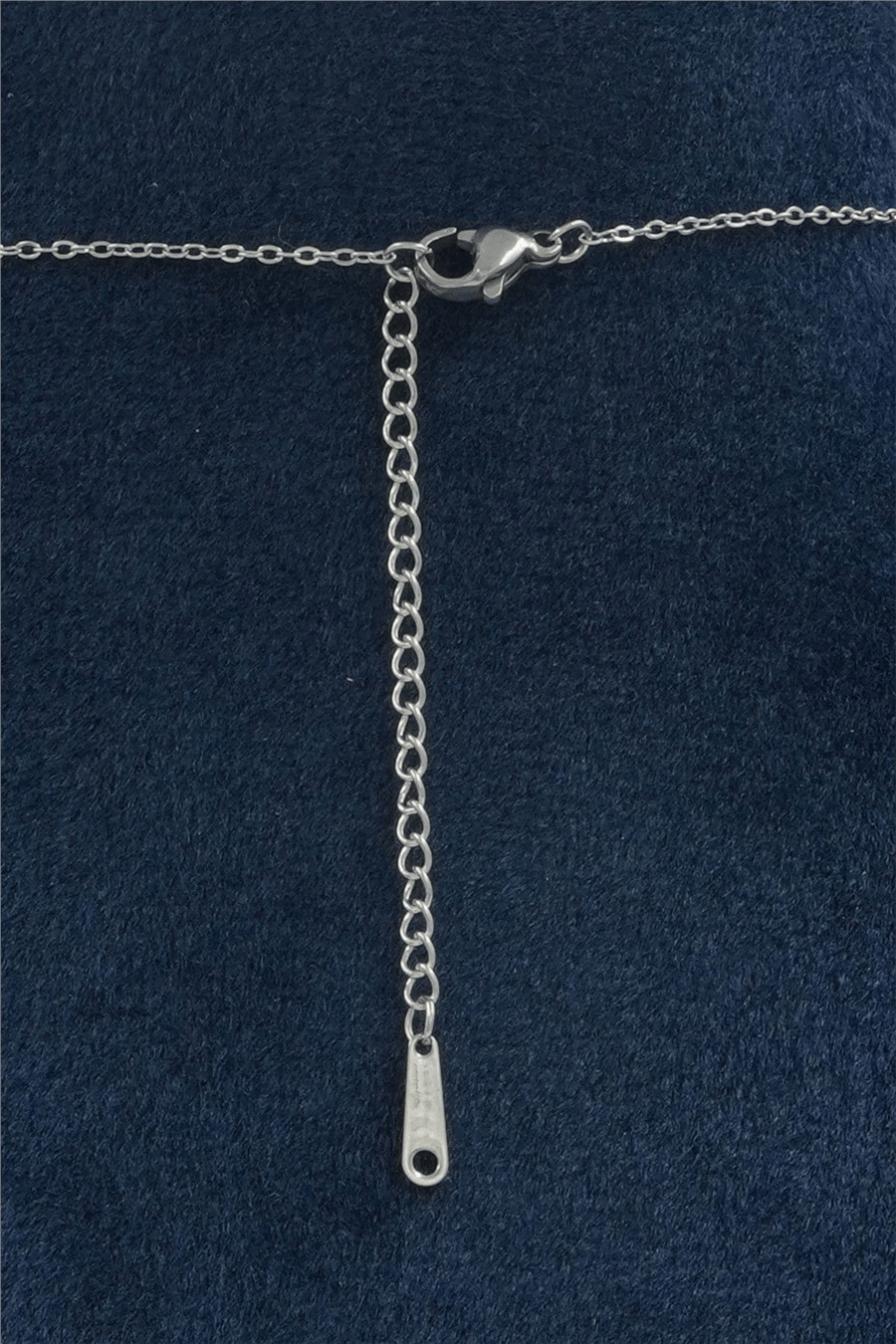Premium Uçlu Kolye Silver