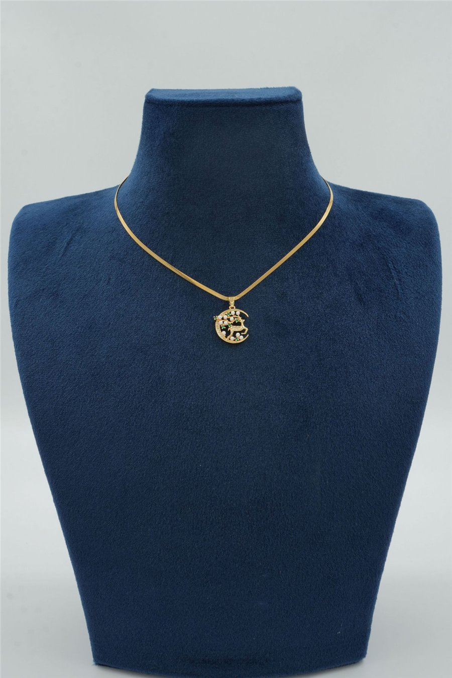 Premium Uçlu Kolye Gold