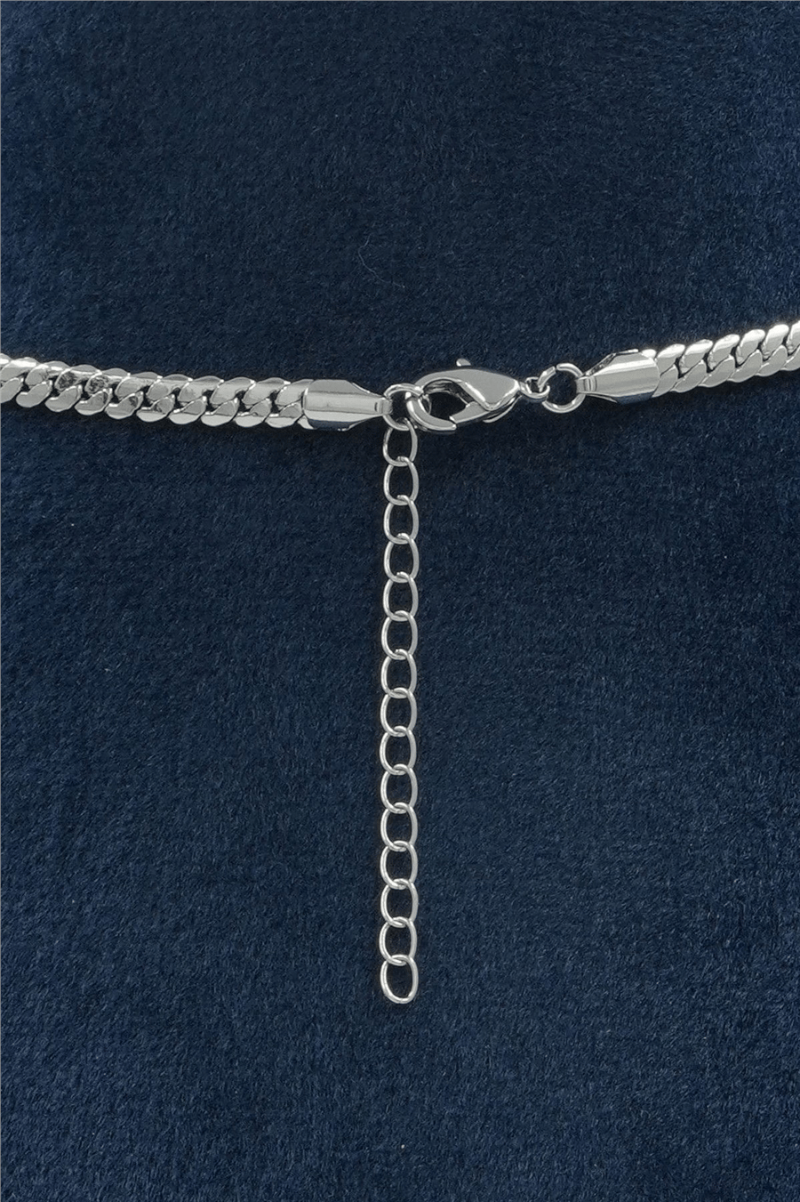 Premium Uçlu Kolye Silver