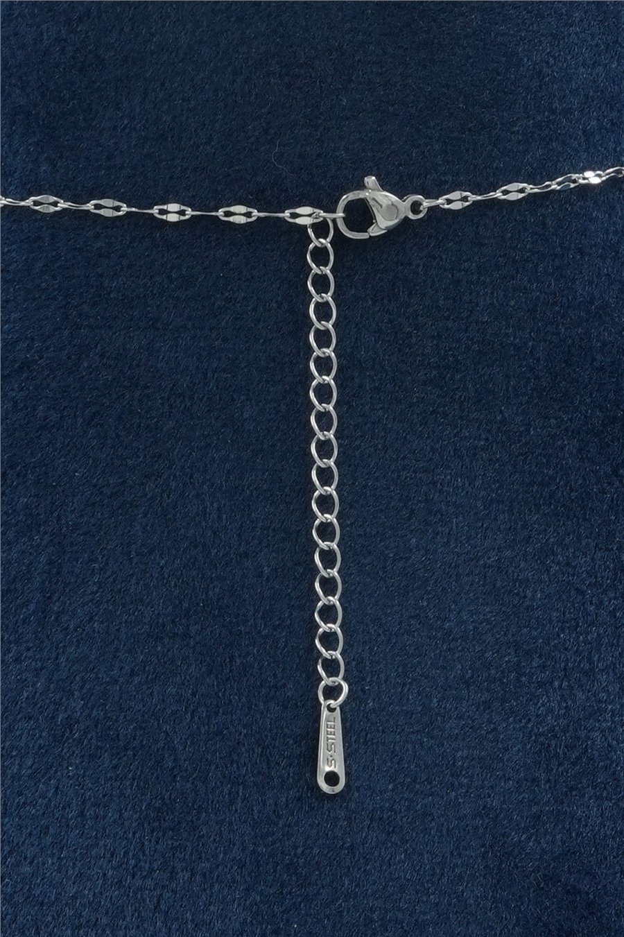 Premium Uçlu Kolye Silver