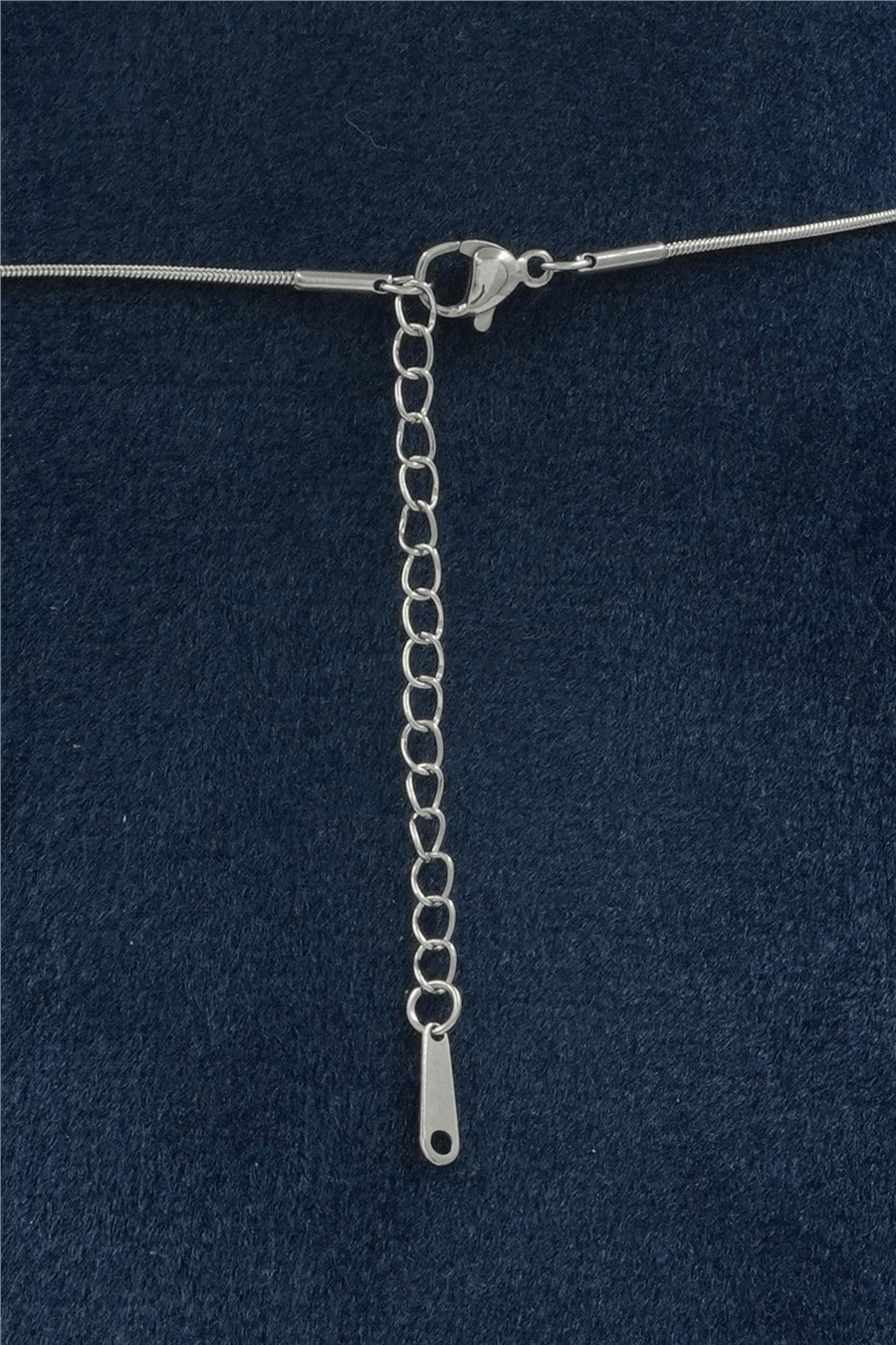 Premium Uçlu Kolye Silver