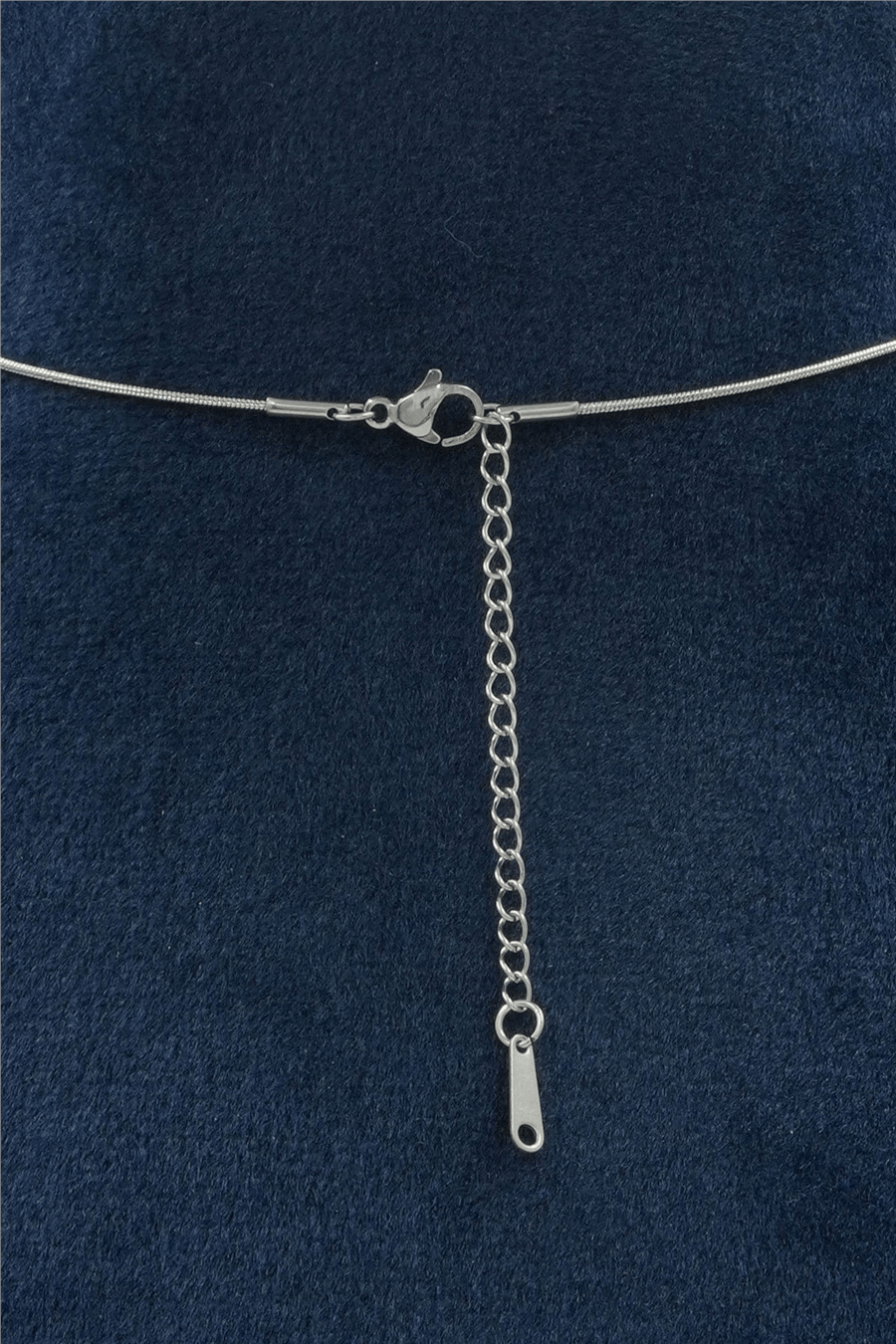 Premium Uçlu Kolye Silver