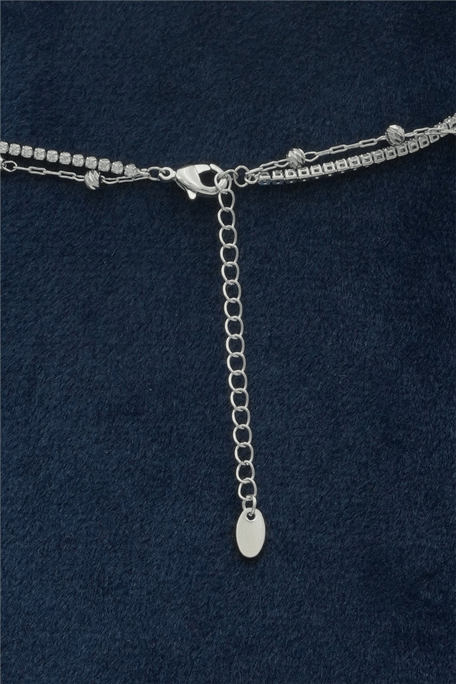 Premium Çoklu Kolye Silver