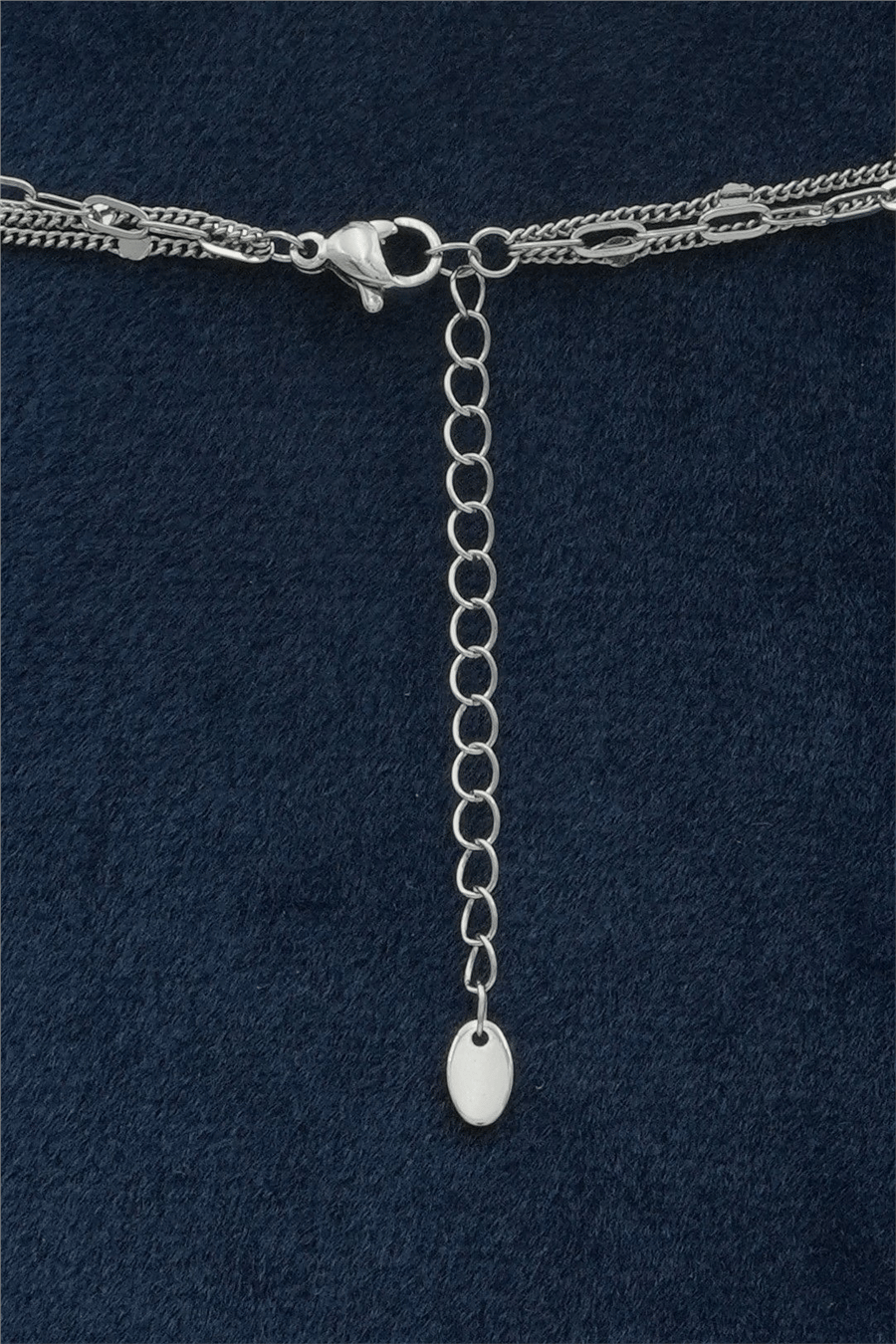 Premium Çoklu Kolye Silver