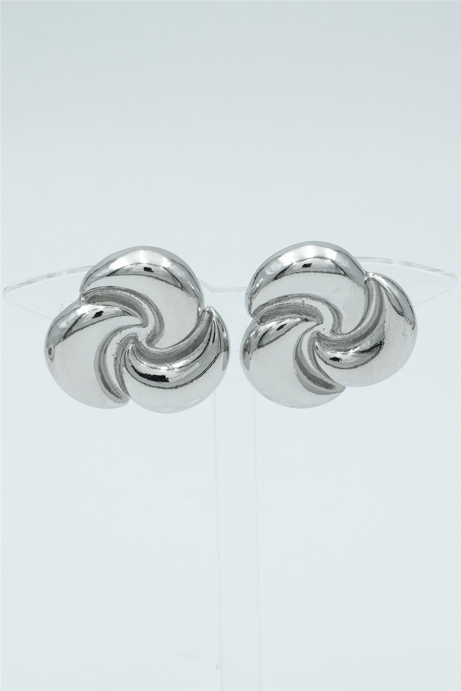 Özgün Tasarımlı  Premium Küpe Silver