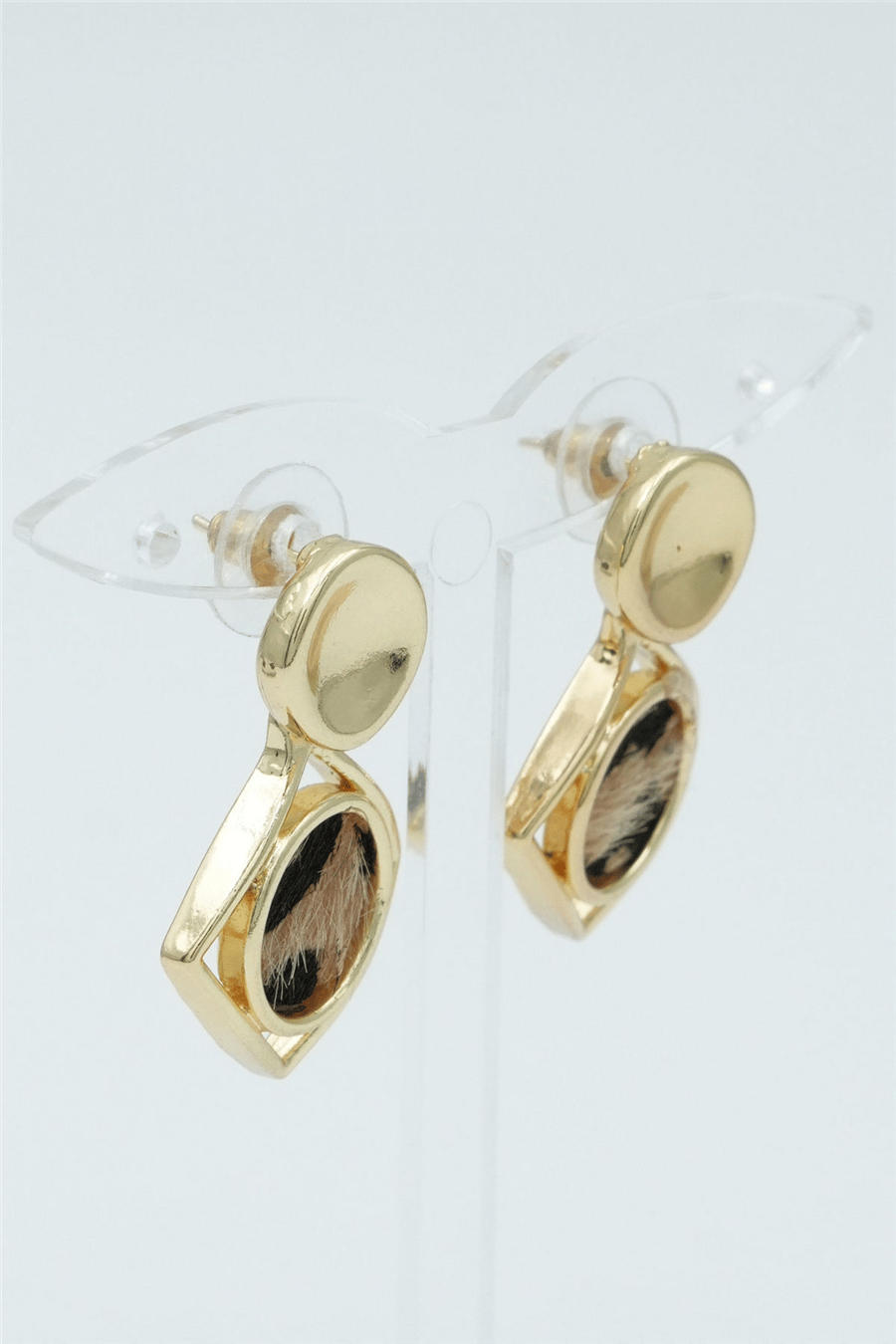 Özgün Tasarımlı  Premium Küpe Gold