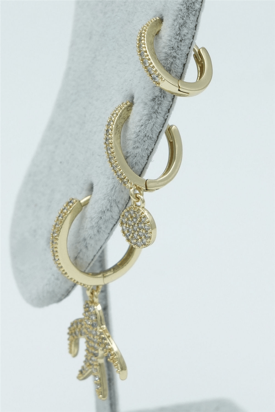 Premium Çoklu Küpeler Gold