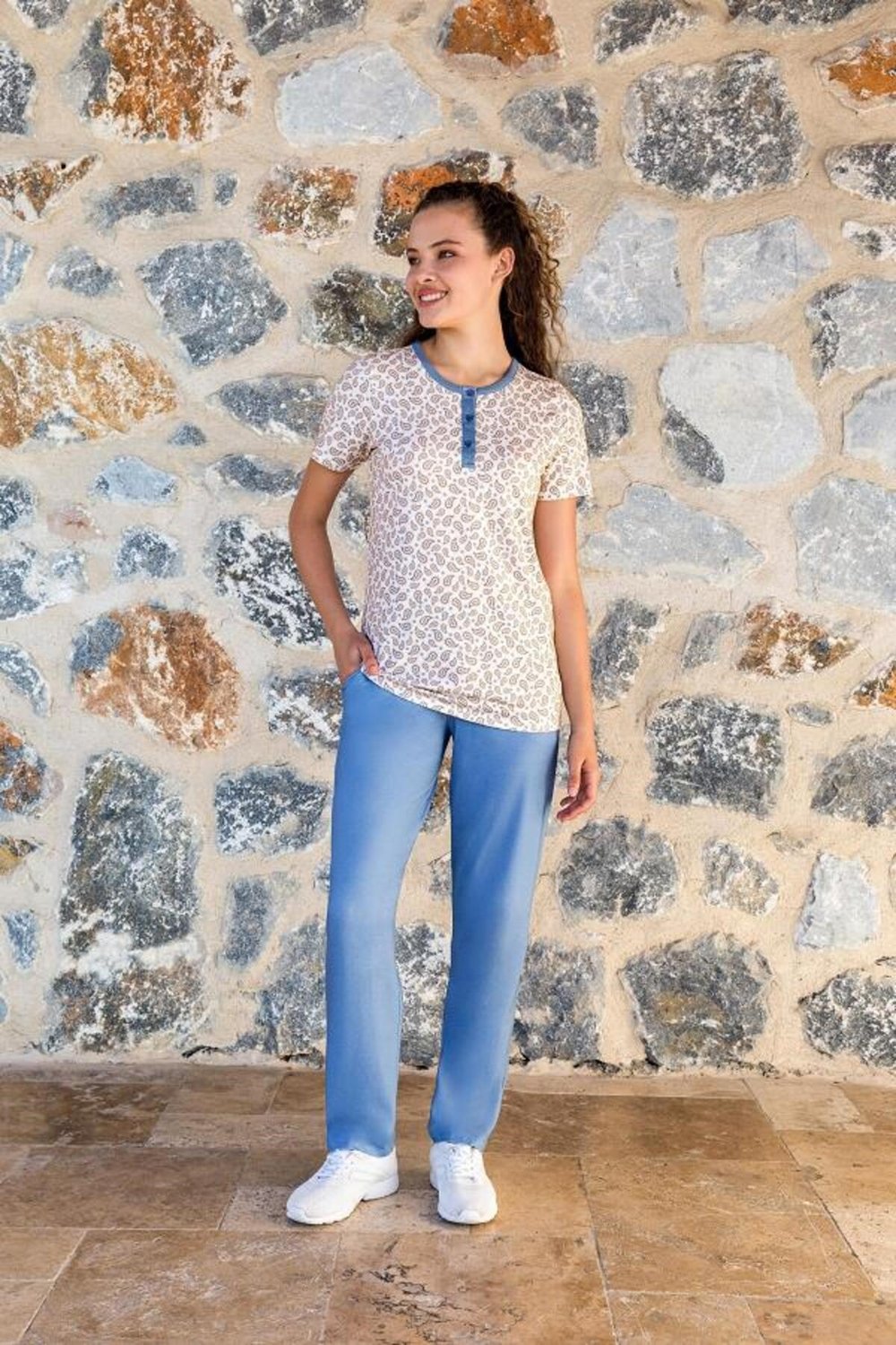 4004P BATTAL  PİJAMA TAKIMI