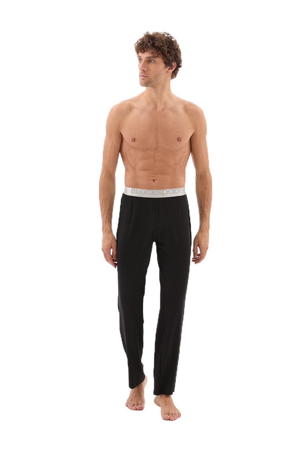 Erkek Modal Pijama Altı Silver 9304 - Siyah