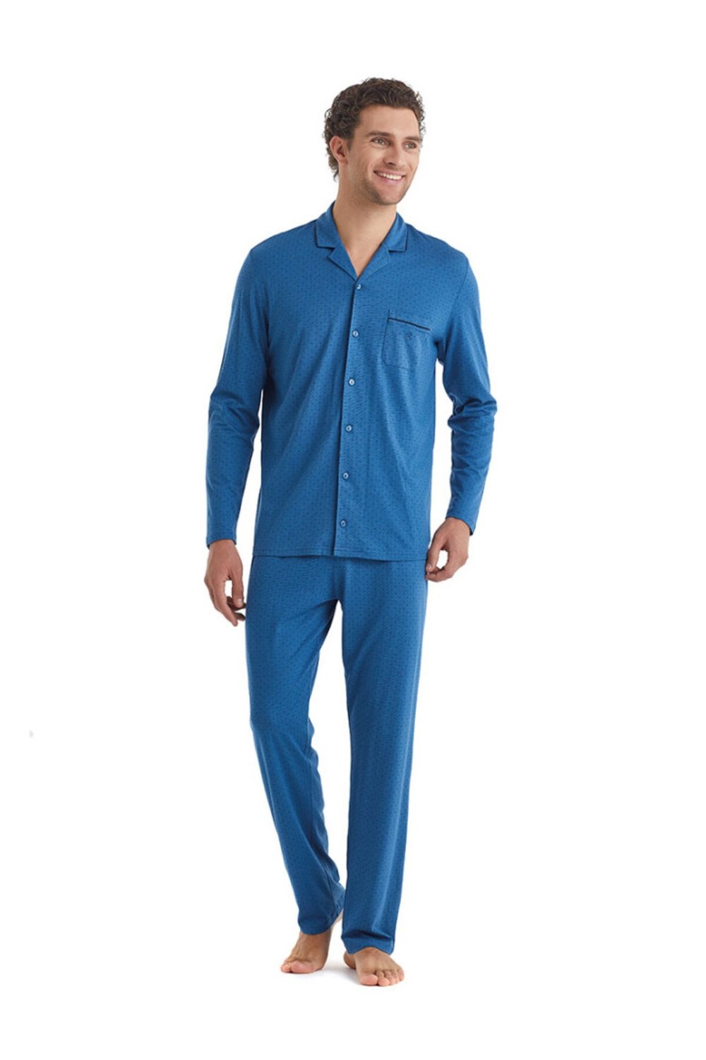 Erkek Pijama Takımı 40084 - Denim