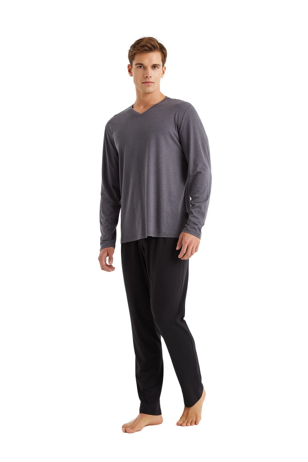Erkek Pijama Takımı 40572 - Antrasit