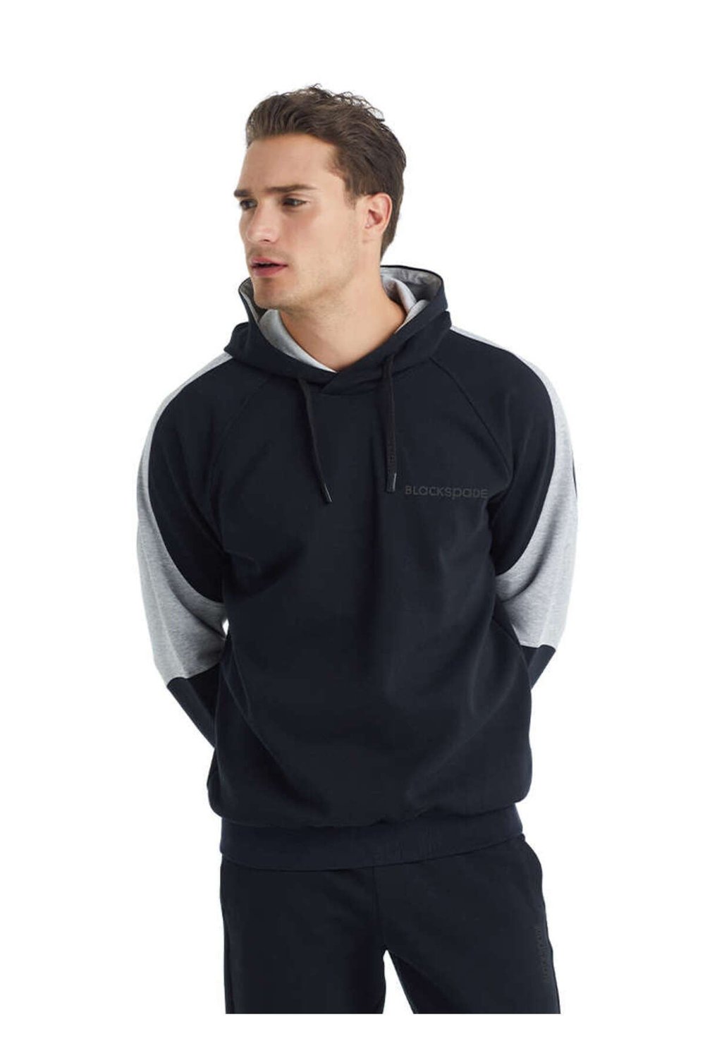 Erkek Sweatshirt 30940 - Siyah