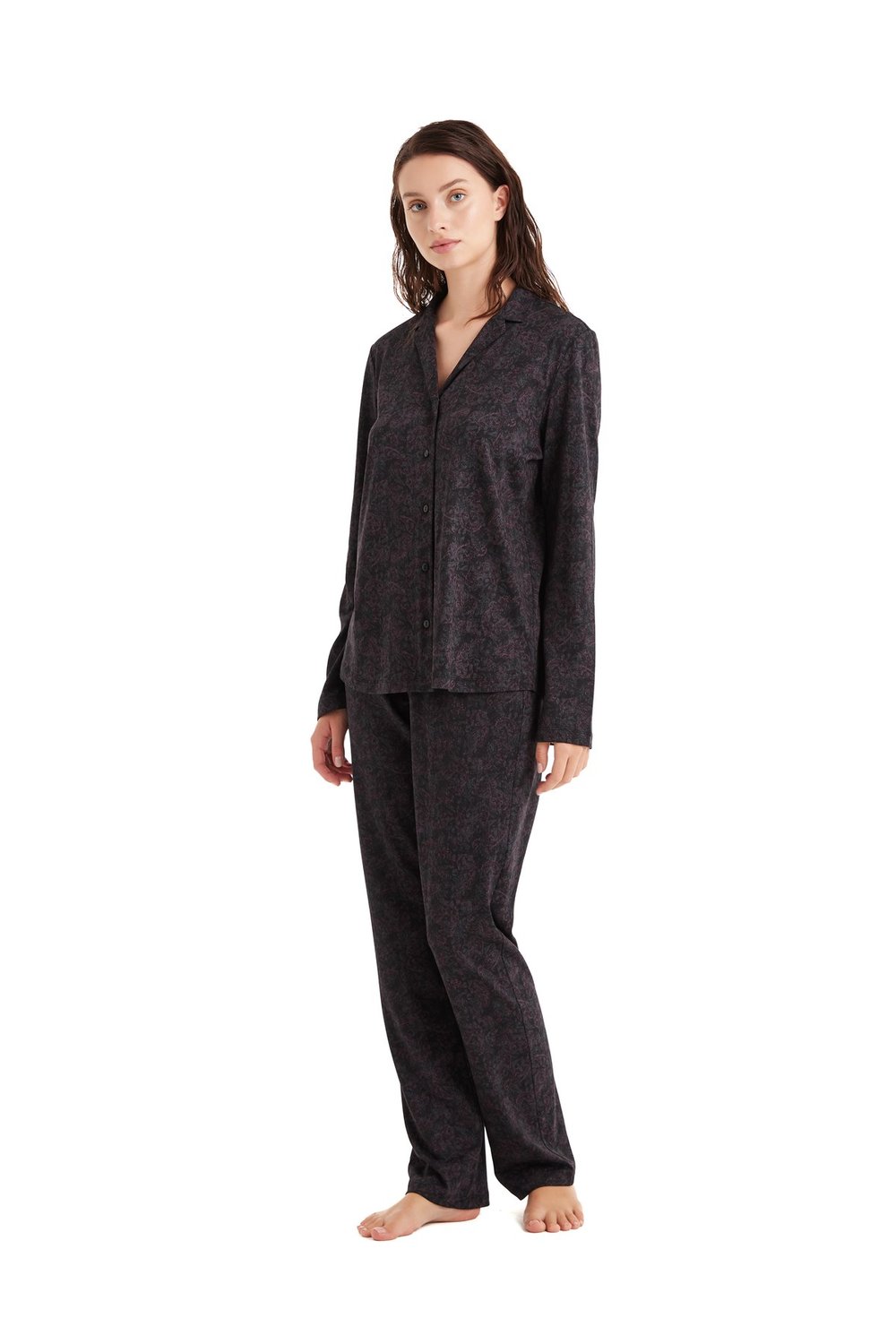 Kadın Pijama Takımı 51616 - Desenli