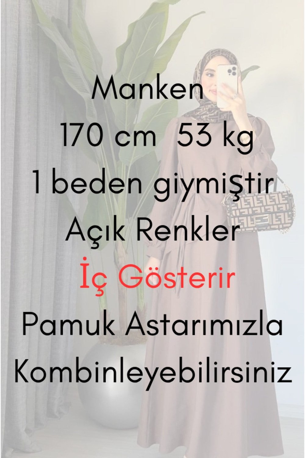 Kadın Şal Yaka Detayı Uzun Yazlık Bej Elbise