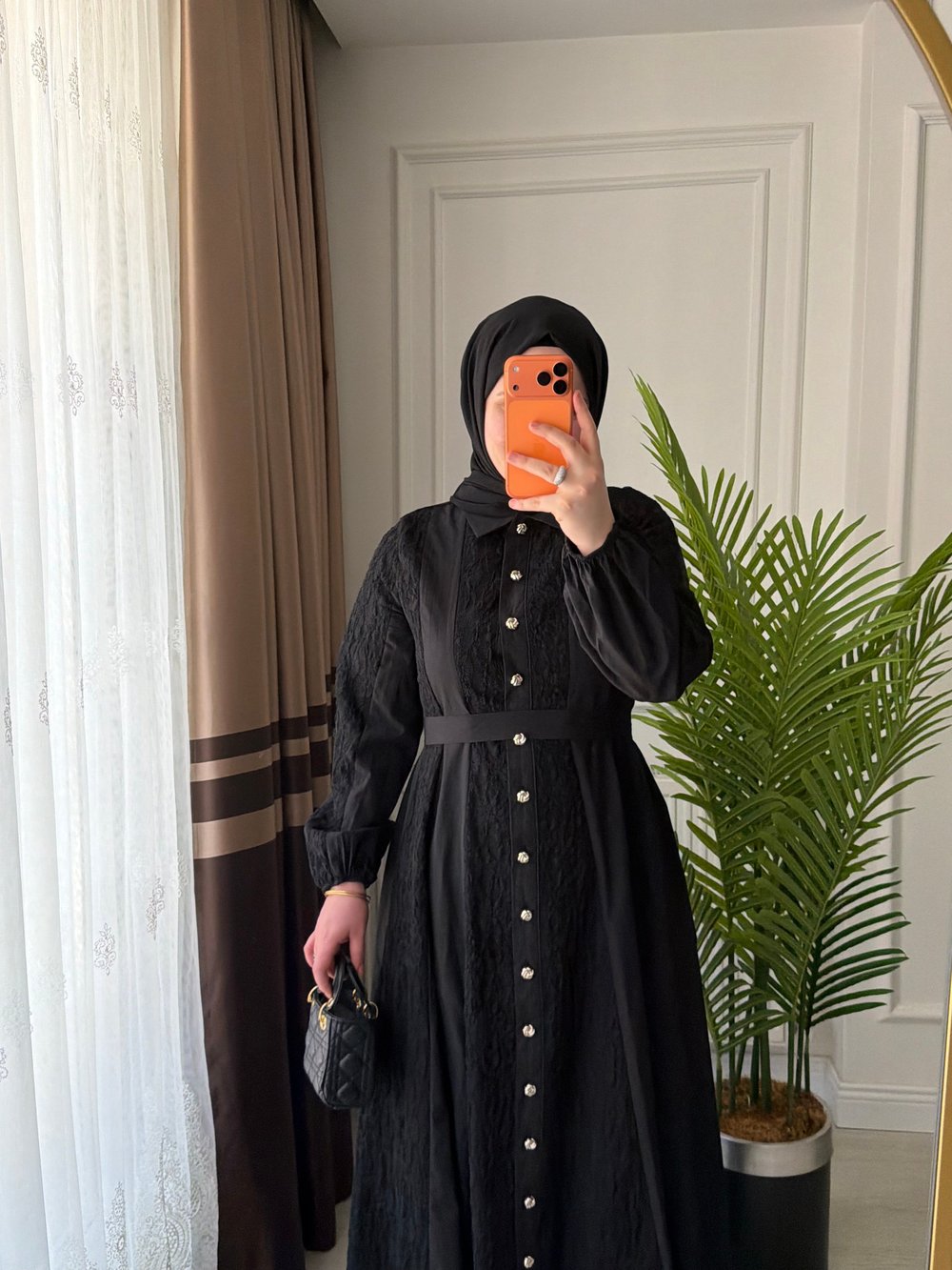 Monaşa Elbise - Siyah