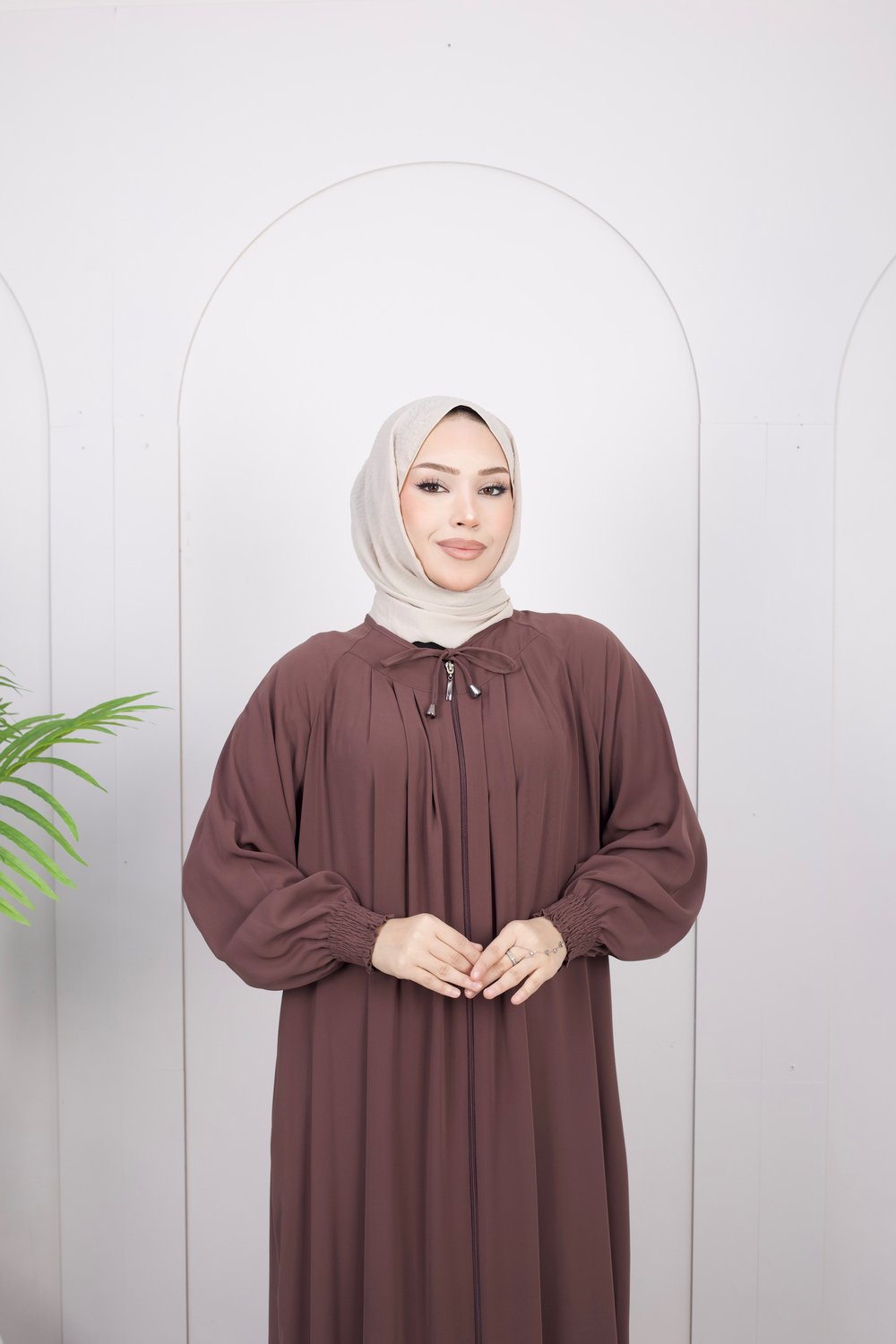 Dökümlü Basic Ferace | Vizon