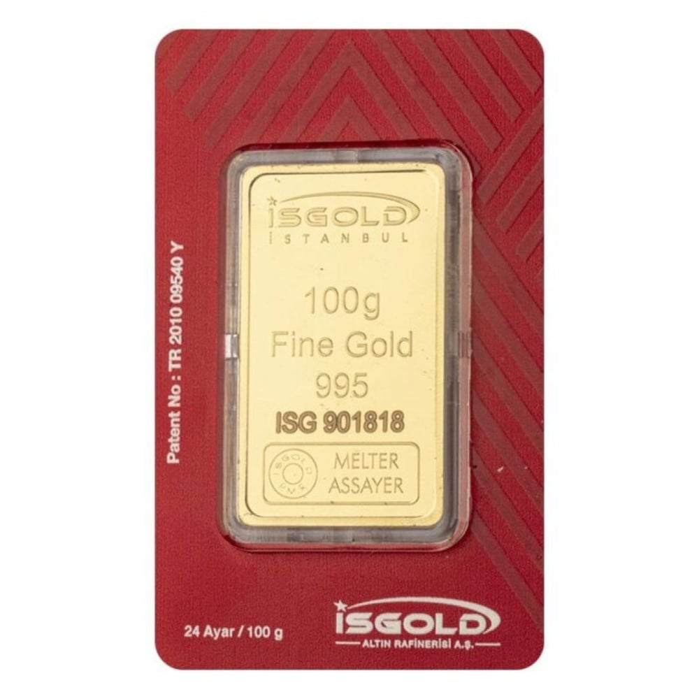 100 GRAM SERTİFİKALI ALTIN