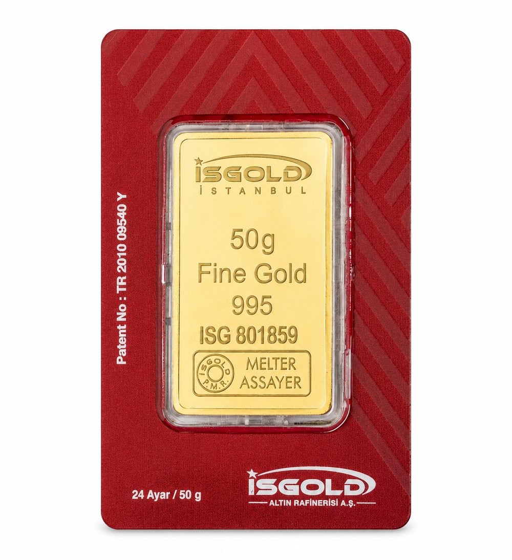 50 GRAM SERTİFİKALI ALTIN
