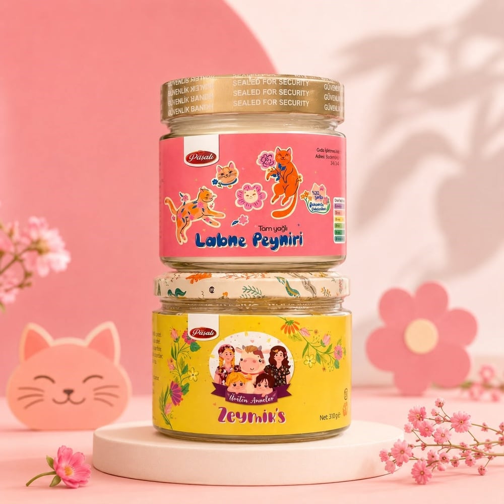 Labne Peyniri 200 g , Tuzsuz Zeytinyağlı Lor Peyniri  310 g  (Zeymik's)