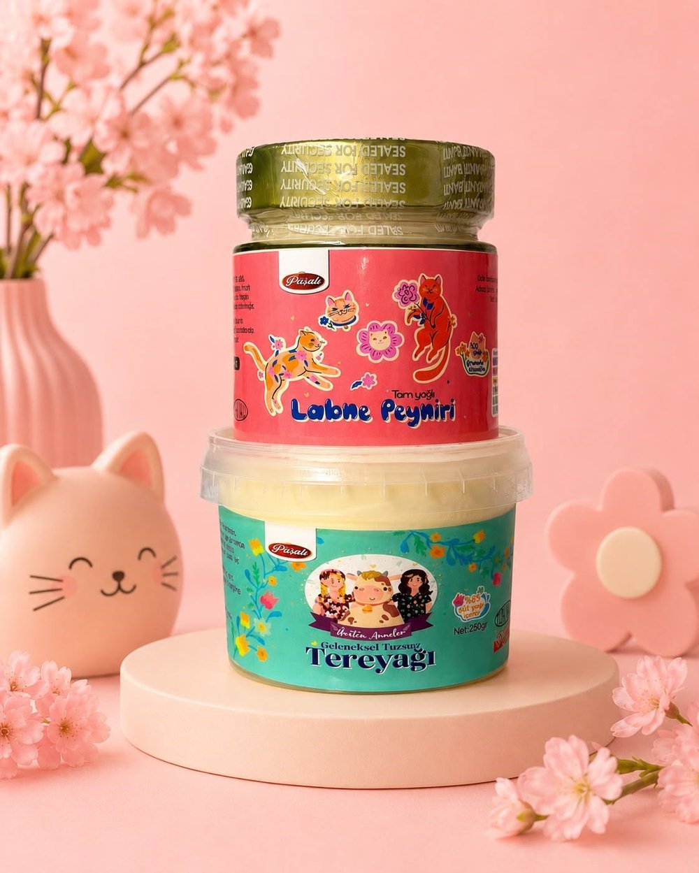 Tuzsuz Yayık Tereyağ  250 g, Labne Peyniri 200 g