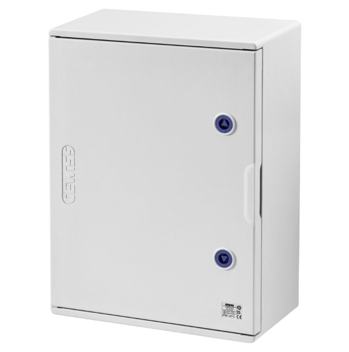 GW46003F - IP66 - 405X500X200 - KİLİTLİ OPAK KAPAKLI POLYESTER KUTU 