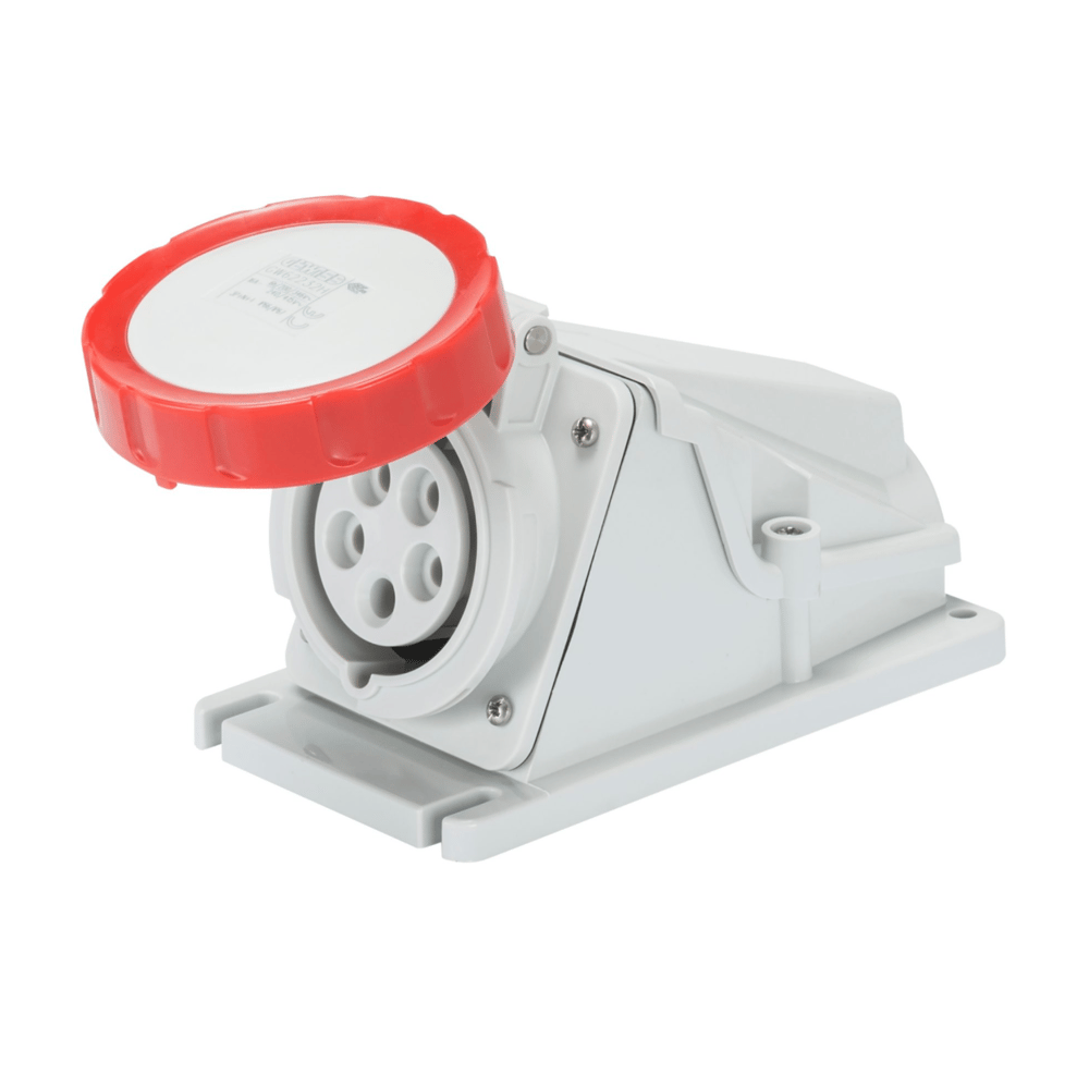 GW62515 - 4*32A 380-415V 3P+E 6H 90° AÇILI DUVAR PRİZİ