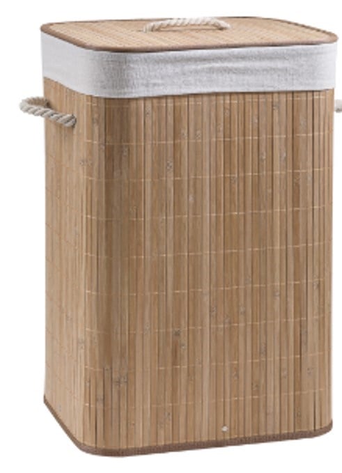Bambu Katlanır Çamaşır Sepet Tek Hazneli- Chk520C