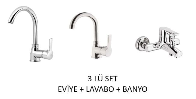 Delta Batarya Seti 3'Lü Paket
