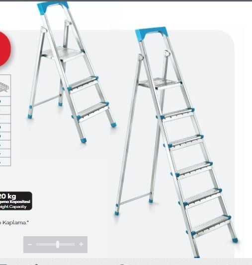 Galvaniz Merdiven 3 Basamak Gi200 -11003