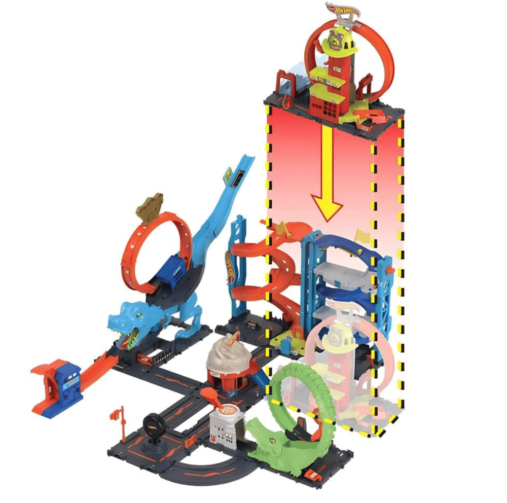  Hot Wheels Çember Pistli İtfaiye İstasyonu 