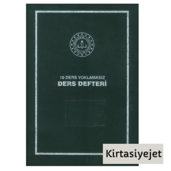 10 DERSLİK YOKLAMASIZ DERS DEFTERİ