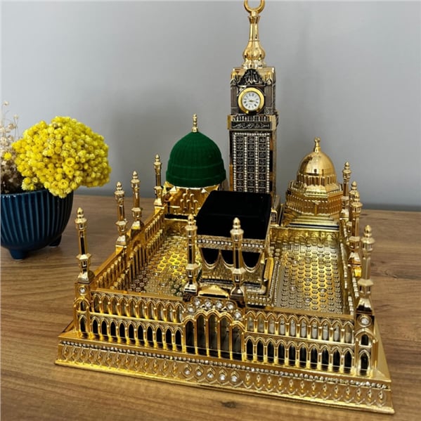 4'lü Mescidi Haram Kabe Seti Hediye Kutusunda