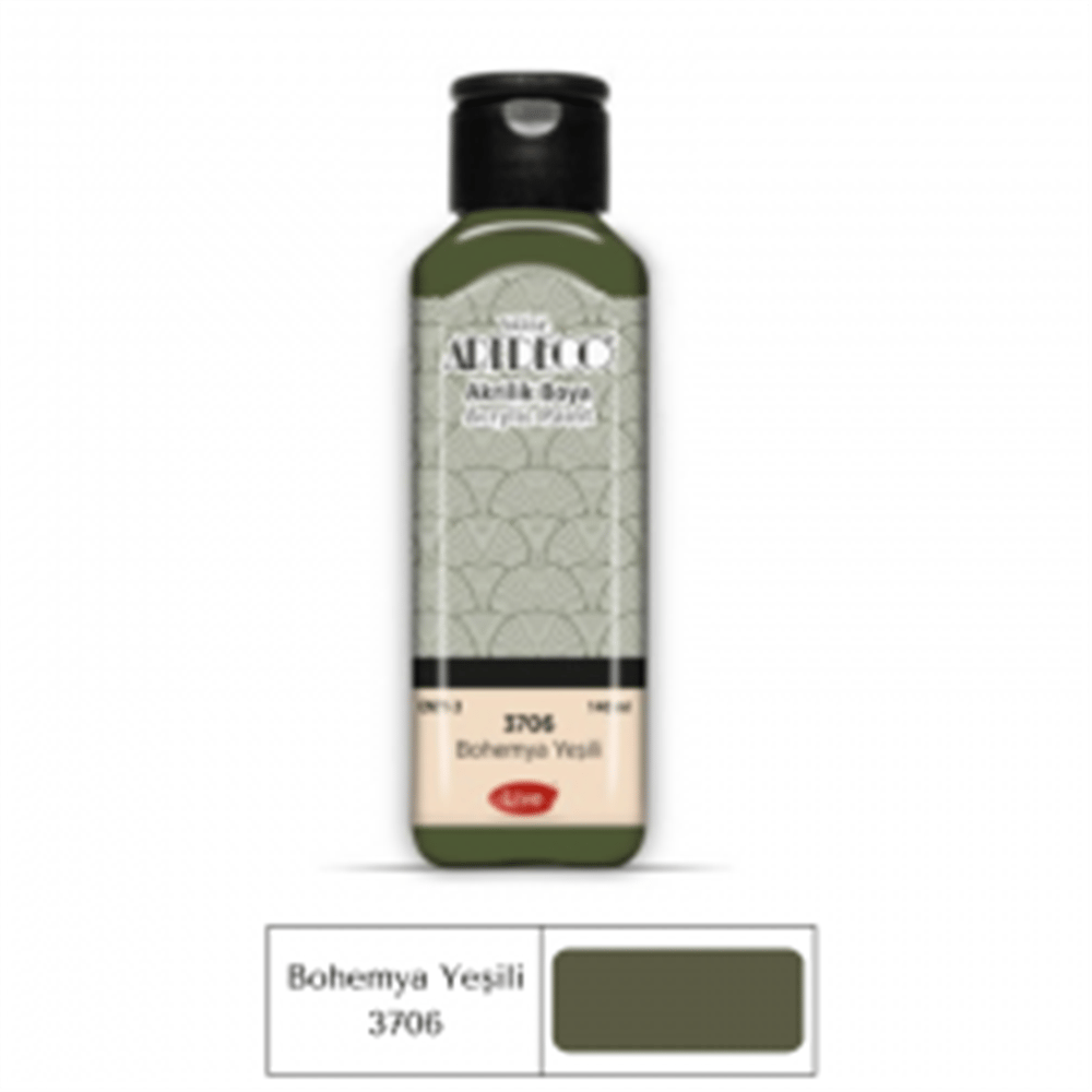 ARTDECO AKRİLİK BOYA 140 ML BOHEMYA YEŞİLİ