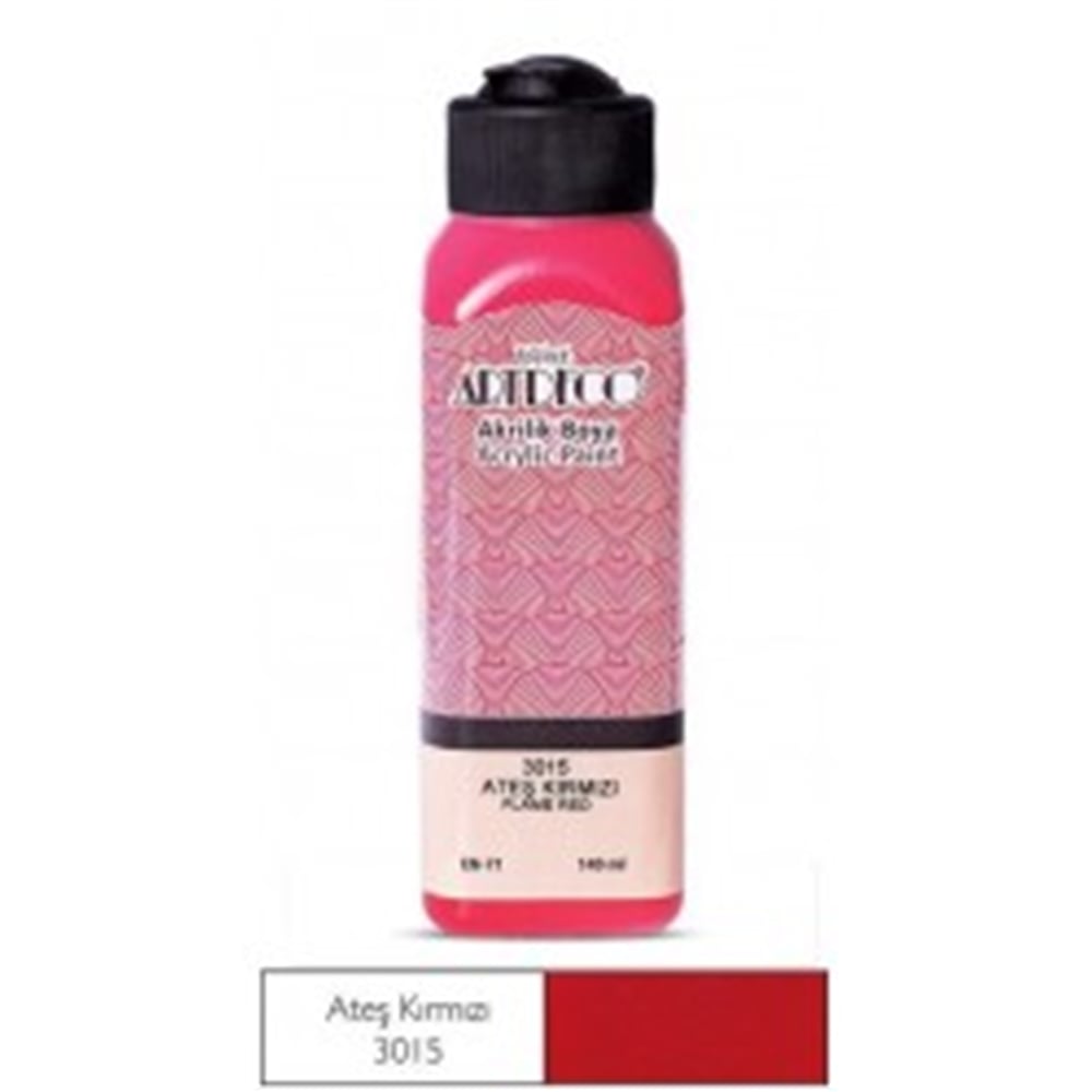 ARTDECO AKRİLİK BOYA 140ML ATEŞ KIRMIZI 3015