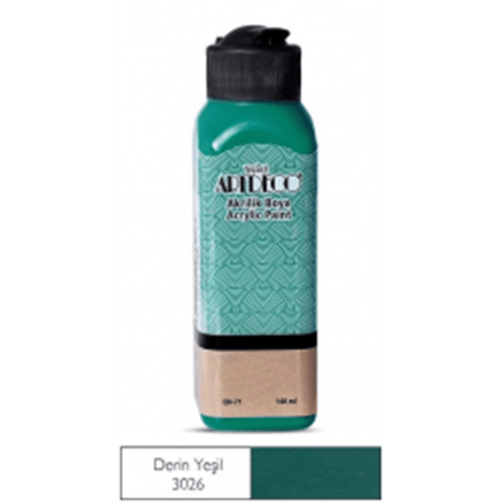 ARTDECO AKRİLİK BOYA 140ML DERİN YEŞİL 3026