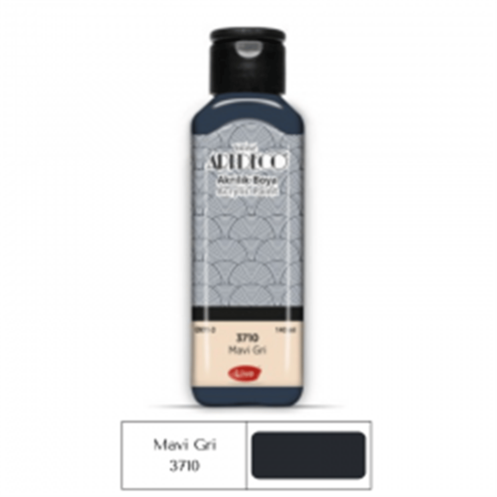 ARTDECO AKRİLİK BOYA 140ML MAVİ GRİ 3710