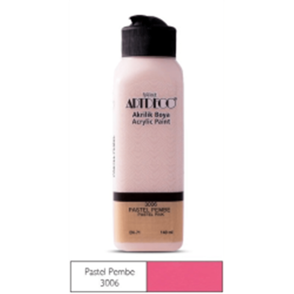 ARTDECO AKRİLİK BOYA 140ML PASTEL PEMBE 3006