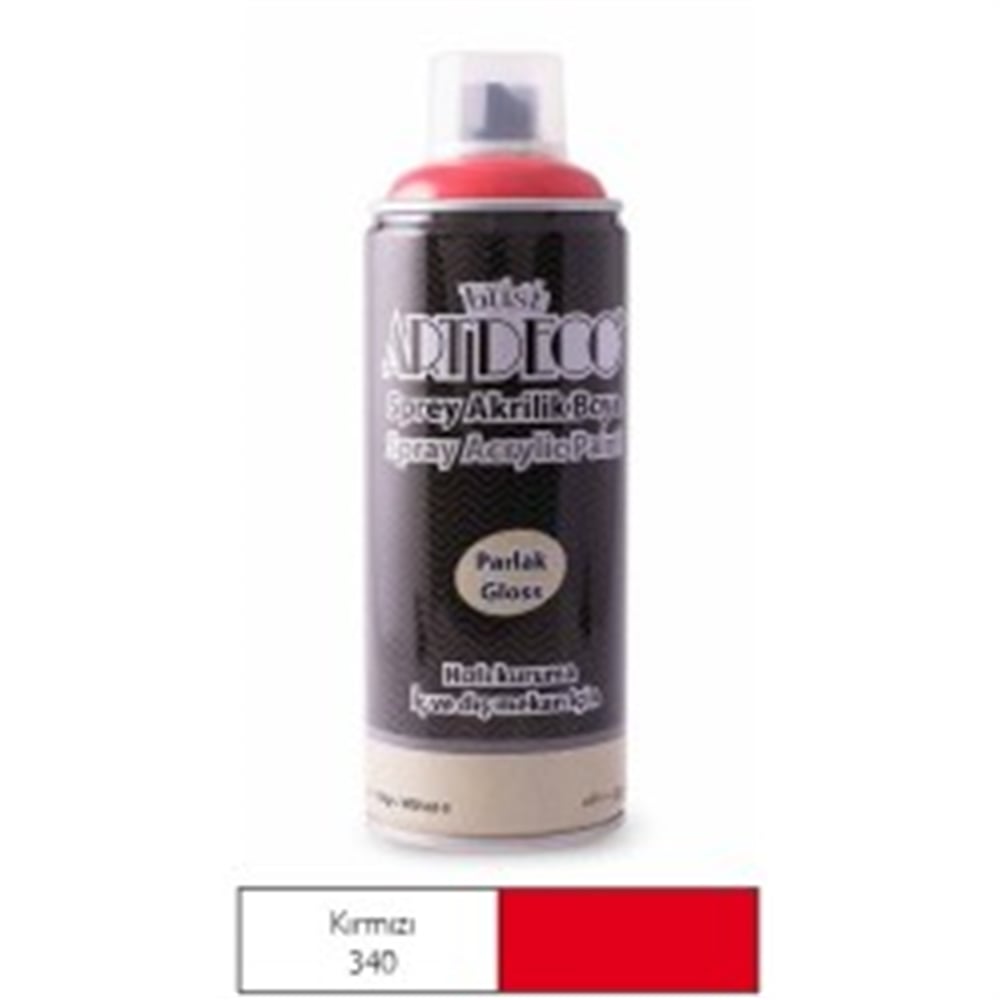 ARTDECO AKRİLİK SPREY BOYA 400 ML KIRMIZI